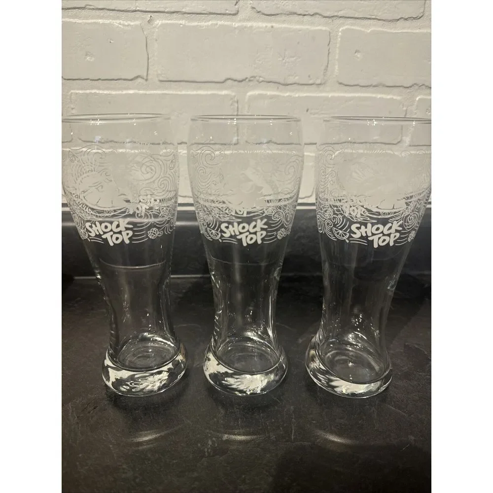 Shock Top Brewing Co. - 16oz- Beer Glasses (3)